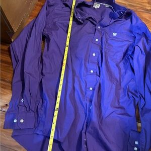 Cinch Men's Purple Dress Shirt size‎ XL (7)